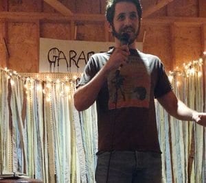 Nick Pupo of New York performed Monday night at Rock Island’s Crew Neck Comedy Show at Garage 3.