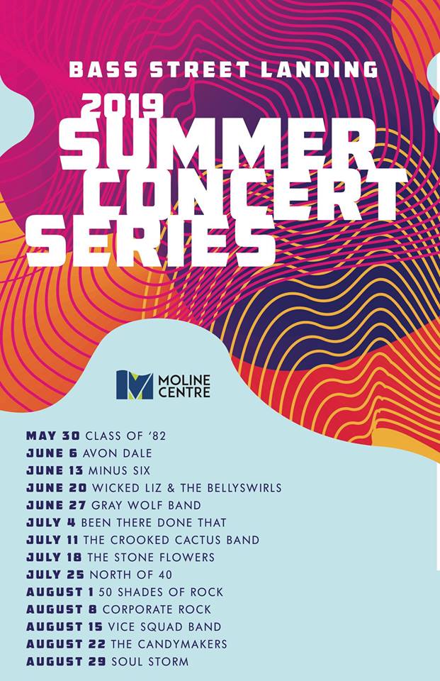 Bass Street Landing 2019 Summer Concert Series Has Arrived! Quad