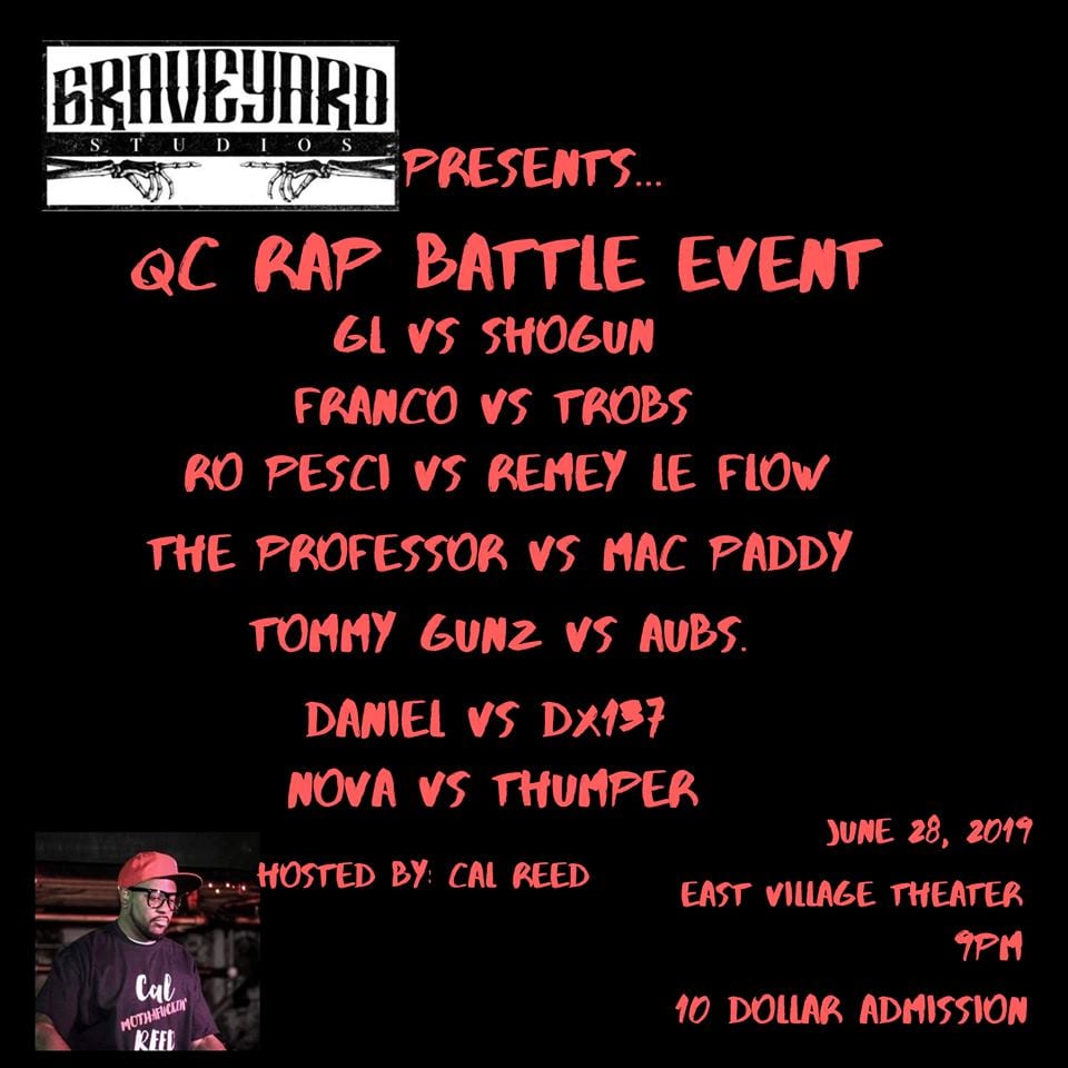 Experience The Ultimate QC Rap Battle At The Village Theatre | Quad ...