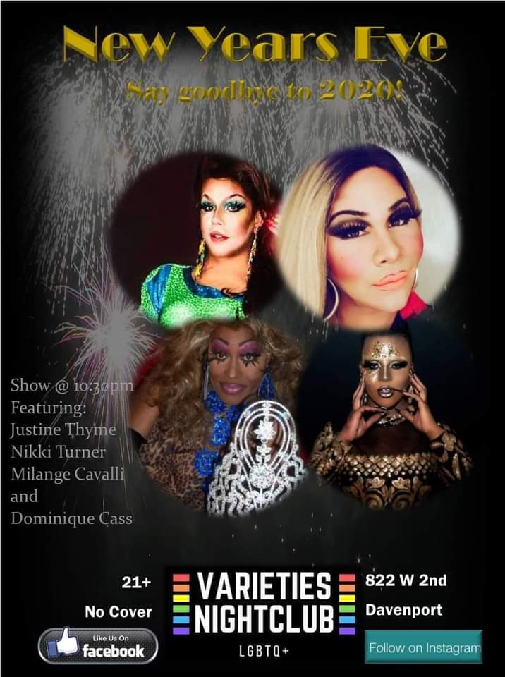 Have A Drag On New Year&#039;s Eve At Varieties Nightclub In Davenport | Quad Cities &gt; QuadCities.com