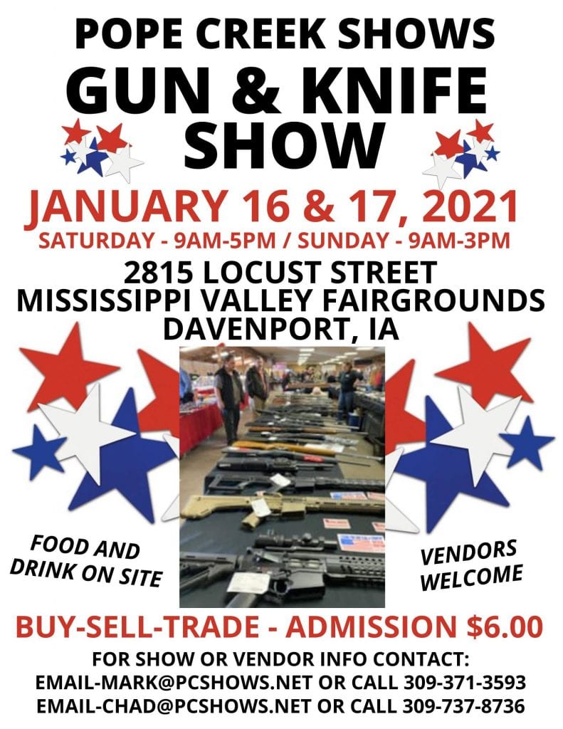 Gun And Knife Show Rolling Into Davenport Fairgrounds Quad Cities >