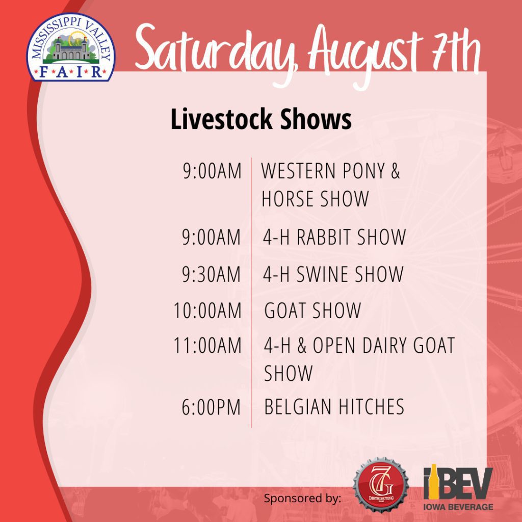 Looking For Today's Mississippi Valley Fair Schedule? Get It Here