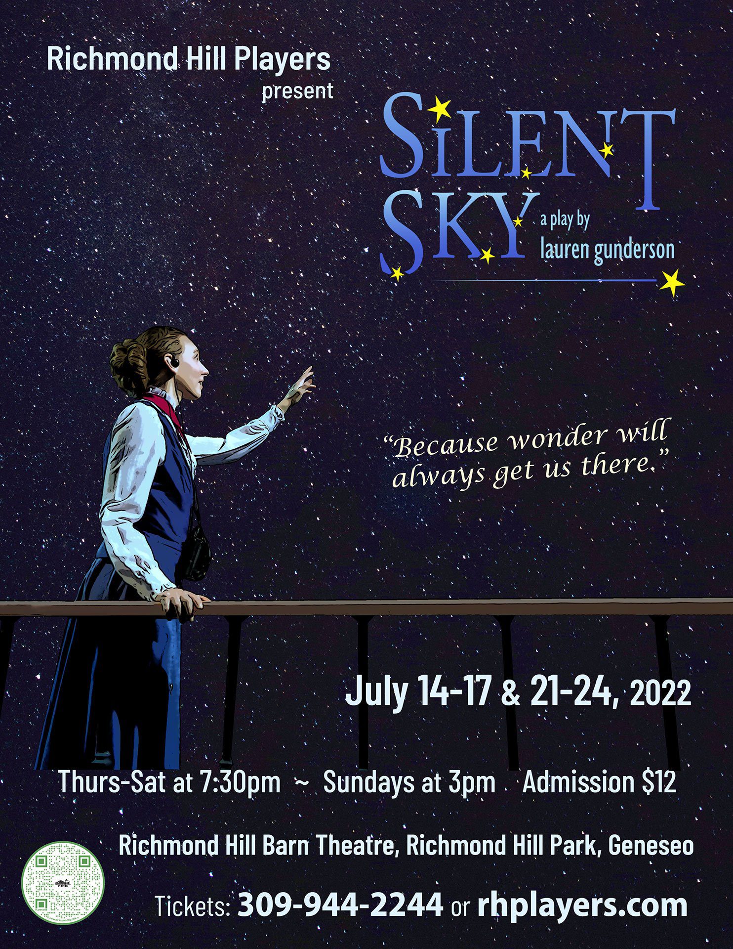 Geneseo's Richmond Hill Presents 'Silent Sky' This Weekend | Quad ...