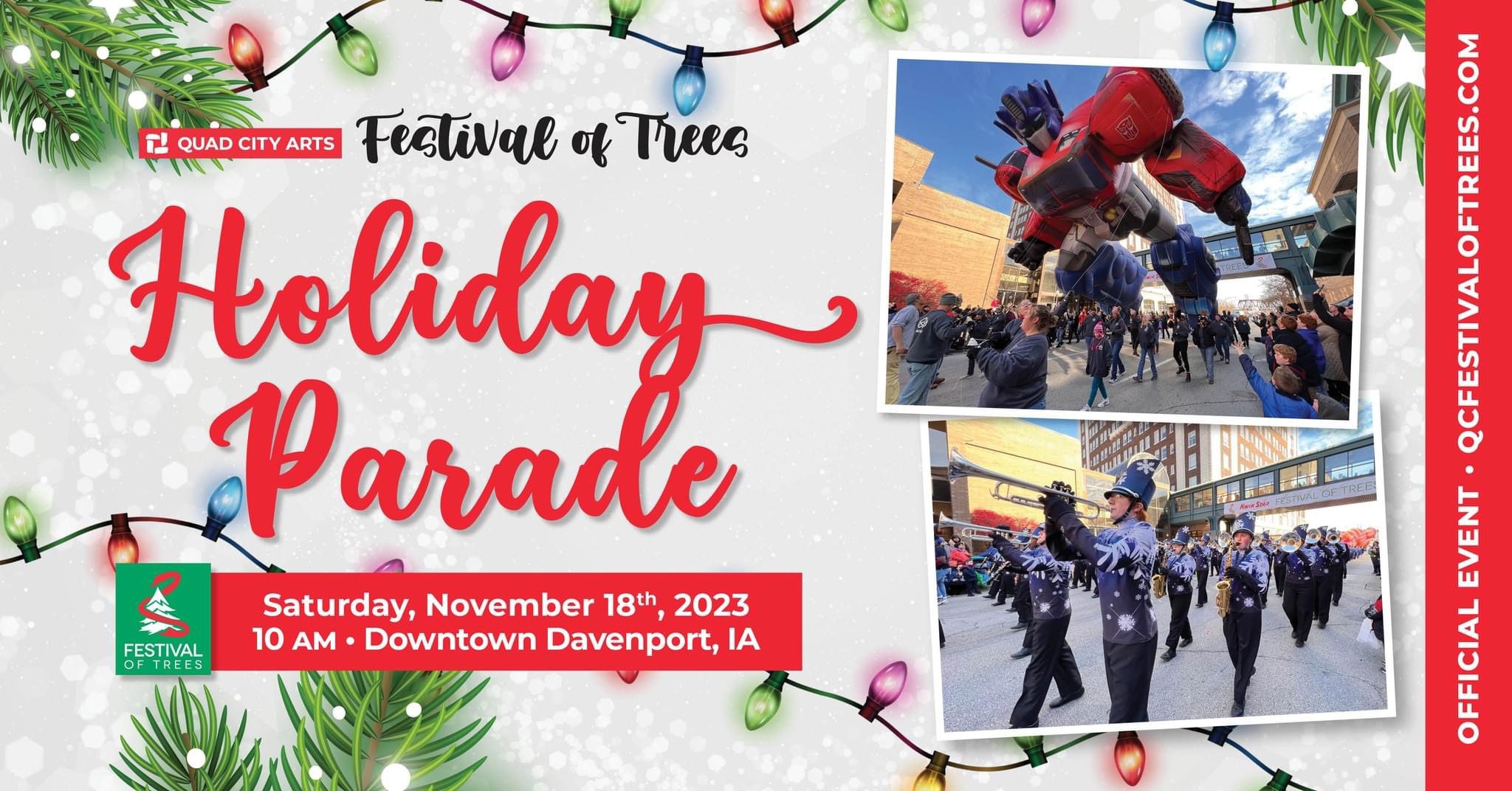 Festival of Trees Holiday Parade Hits Davenport November 18 Quad