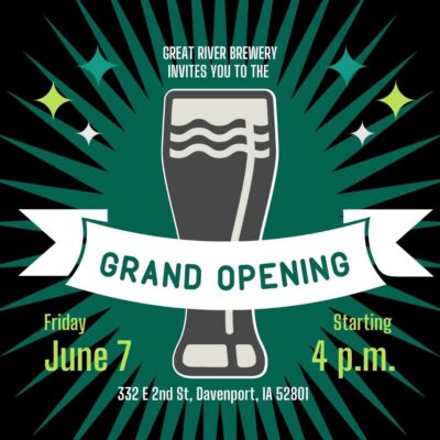 Great River Brewery’s Grand Opening Slated for June 7