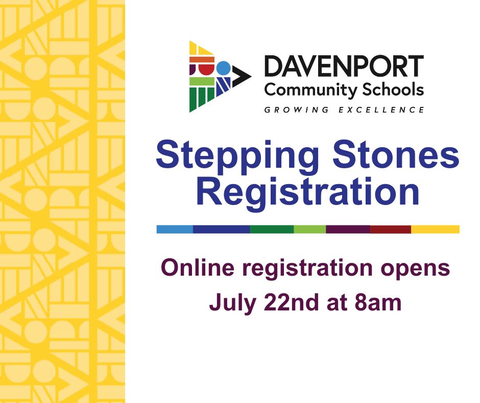 Davenport Community Schools Stepping Stones Registration Opens Monday ...